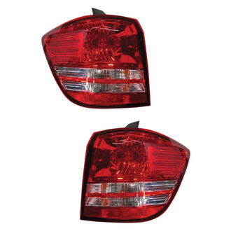 Depo® - Driver and Passenger Side Outer Replacement Tail Lights (Standard Line)