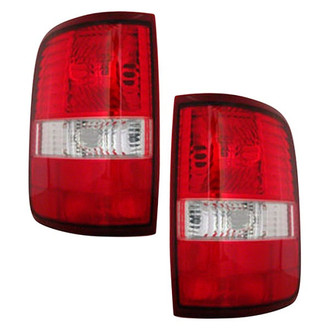 Depo® - Driver and Passenger Side Replacement Tail Light Lens and Housings (CAPA Certified)