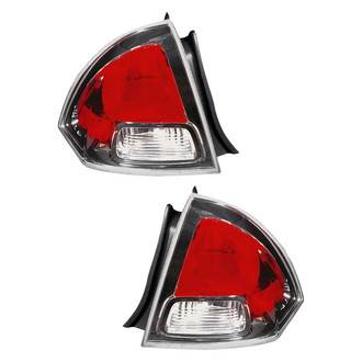 Depo® - Driver and Passenger Side Replacement Tail Light Lens and Housings (Standard Line)