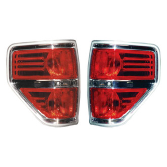 Depo® - Black Factory Replacement Tail Lights
