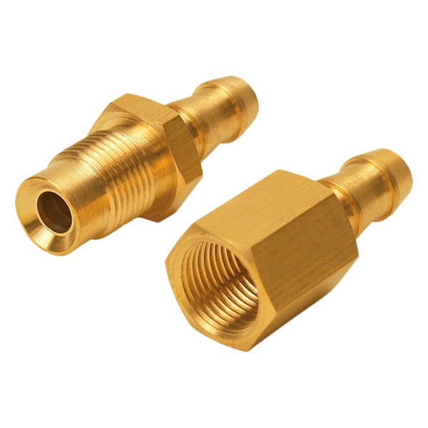 Derale Performance® - Inverted Flare Cooling Line Brass Radiator Adapter Fitting Kit