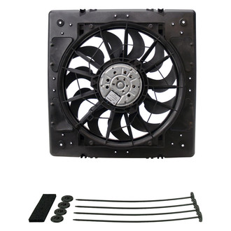 Derale Performance® - Radiator Puller Fan with Plastic Shroud