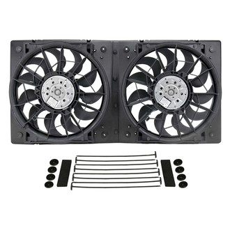 Derale Performance® - Dual Electric Radiator Fan with Plastic Shroud Kit