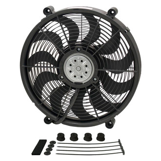 Derale Performance® - High Output Single Radiator Pusher/Puller Fan with Standard Mount Kit