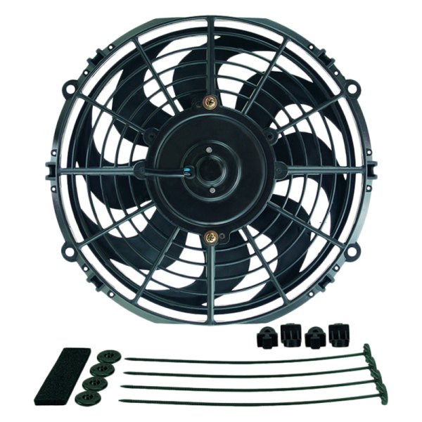 Derale Performance® - Dyno-Cool Curved Blade Electric Fan
