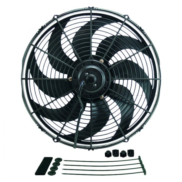 Derale Performance® - Dyno-Cool Curved Blade Electric Fan