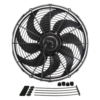Derale Performance® - Dyno-Cool Curved Blade Electric Fan