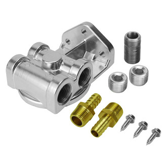 Derale Performance® - Single Side Ports Remote Oil Filter Mount
