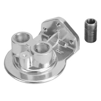 Derale Performance® - Single Up Ports Remote Oil Filter Mount