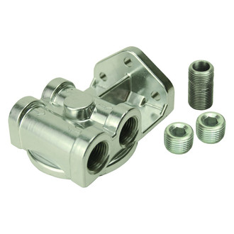Derale Performance® - Single Side Ports Remote Oil Filter Mount