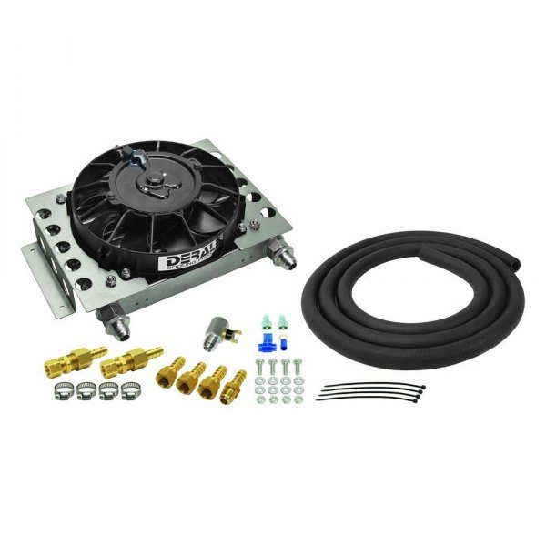 Derale Performance® - Atomic Cool Plate and Fin Remote Transmission Cooler Kit