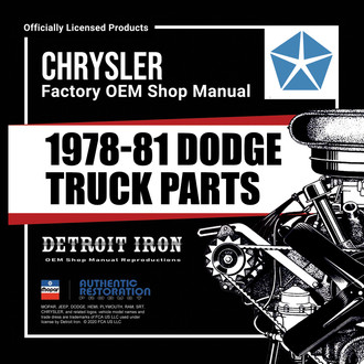 Detroit Iron® - CD Repair/Part Manual