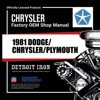 Detroit Iron® - CD Repair/Part Manual