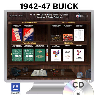 Detroit Iron® - 1942-1947 Buick Shop Manuals, Parts Books & Sales Literature on CD