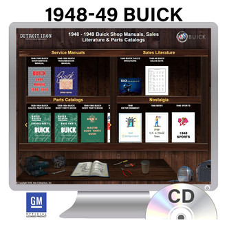 Detroit Iron® - 1948-1949 Buick Shop Manuals, Parts Books & Sales Literature on CD