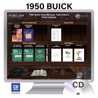 Detroit Iron® - 1950 Buick Shop Manuals, Parts Books & Sales Data on CD