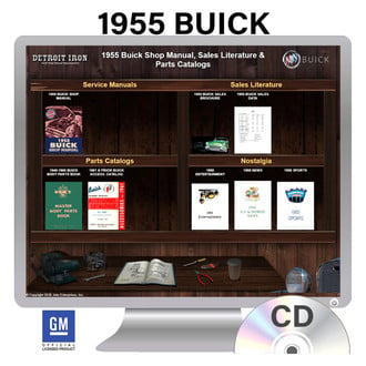 Detroit Iron® - 1955 Buick Shop Manual, Parts Books & Sales Literature on CD