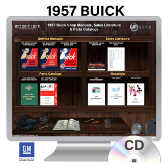 Detroit Iron® - 1957 Buick Shop Manuals, Sales Literature & Parts Books on CD
