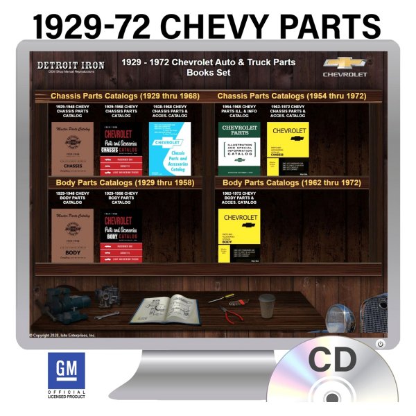 1934-1936 Chevy Shop Manuals on CDrom 