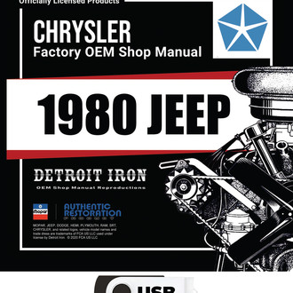 Detroit Iron® - 1980 Jeep Shop Manuals, Service Bulletins, Owner Manuals, & Parts Book on USB