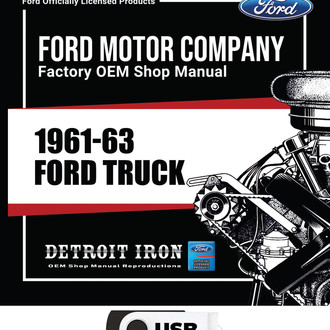 Detroit Iron® - 1961-1963 Ford Trucks/Vans Shop Manuals & Parts Books on USB