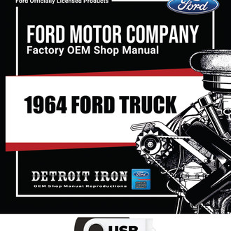 Detroit Iron® - 1964 Ford Truck/Van Shop Manuals, Wiring Diagrams & Parts Books on USB