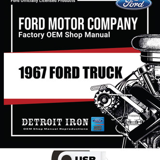 Detroit Iron® - 1967 Ford Truck/Van Shop Manuals, Wiring Diagrams & Parts Books on USB