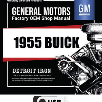 Detroit Iron® - 1955 Buick Shop Manual, Parts Books & Sales Literature on USB