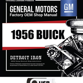 Detroit Iron® - 1956 Buick Shop Manual, Sales Data & Parts Books on USB