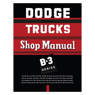 Detroit Iron® - 1951-1952 Dodge Truck B3 Shop Manual