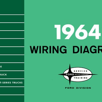 Detroit Iron® - 1964 Ford F-Series, B-, T- Series Truck & Econoline, P-Series Van Wiring Diagrams Manual