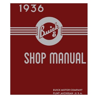 Detroit Iron® - 1936 Buick Shop Manual