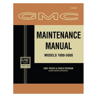 Detroit Iron® - 1962 GMC Maintenance Manual