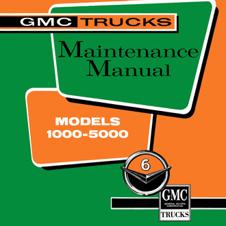 Detroit Iron® - 1960 - 1961 GMC 1000-5000 Repair Shop Manual