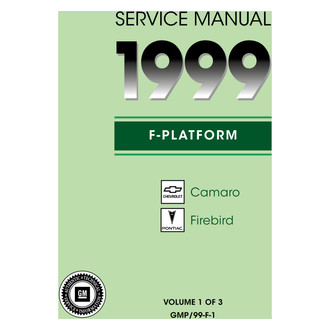 Detroit Iron® - 1999 Camaro Firebird Service Manual 3 Vol Set