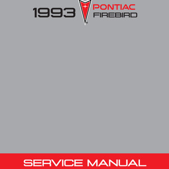Detroit Iron® - 1993 Pontiac Firebird Service Manual