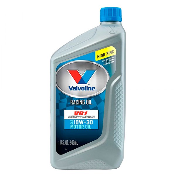Detroit Speed & Engineering® - Valvoline™ VR1 Racing™ SAE 10W-30 Conventional Motor Oil, 1 Quart