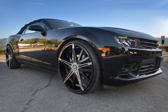 Dagger Black Chrome Inserts on Chevrolet Camaro