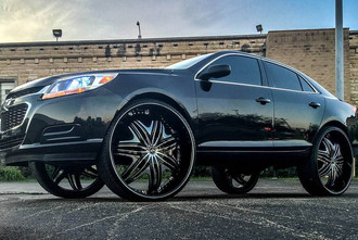 Morpheus Black Chrome Inserts on Chevrolet