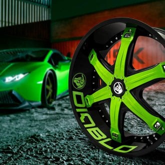 DIABLO® - Fury Custom Color Wheels on Lamborghini