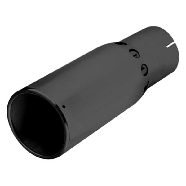 Diamond Eye® - 409 SS Round Vented Angle Cut Smoked Exhaust Tip
