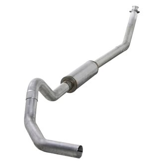 Diamond Eye® - Performance Diesel™ Aluminized Steel Muffler Delete Turbo-Back Exhaust System with Single Rear Exit
