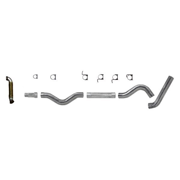 Diamond Eye® - Performance Diesel™ Aluminized Steel Muffler Delete Cat-Back Exhaust System