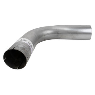 DieselTech® - Aluminized 90 Degree ID-OD Exhaust Elbow Pipe (5" Diameter, 18" Leg A Length, 18" Leg B Length, 10" CLR)