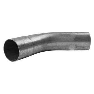DieselTech® - Aluminized 45 Degree ID-OD Exhaust Elbow Pipe (3" Diameter, 7" Leg A Length, 7" Leg B Length, 6" CLR)