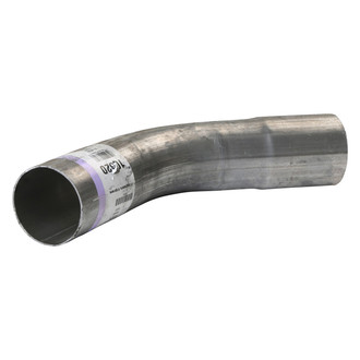 DieselTech® - Aluminized 45 Degree ID-OD Exhaust Elbow Pipe (2.25" Diameter, 6" Leg A Length, 6" Leg B Length, 4.5" CLR)