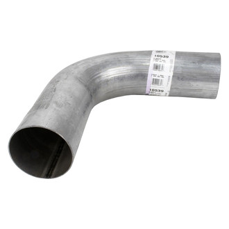 DieselTech® - Aluminized 90 Degree OD-OD Exhaust Elbow Pipe (4" Diameter, 12" Leg A Length, 12" Leg B Length, 5.5" CLR)