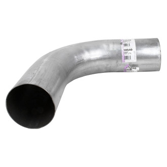 DieselTech® - Aluminized 90 Degree OD-OD Exhaust Elbow Pipe (5" Diameter, 15" Leg A Length, 15" Leg B Length, 8" CLR)