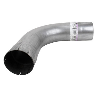 DieselTech® - Aluminized 90 Degree ID-OD Exhaust Elbow Pipe (5" Diameter, 15" Leg A Length, 15" Leg B Length, 10" CLR)