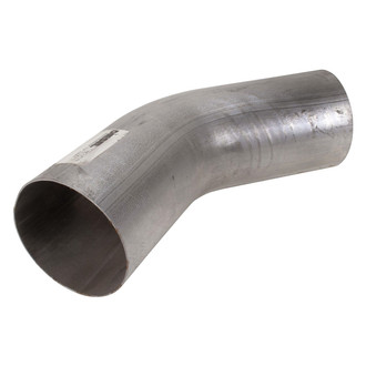 DieselTech® - Aluminized 45 Degree OD-OD Exhaust Elbow Pipe (5" Diameter, 8" Leg A Length, 8" Leg B Length, 5.5" CLR)
